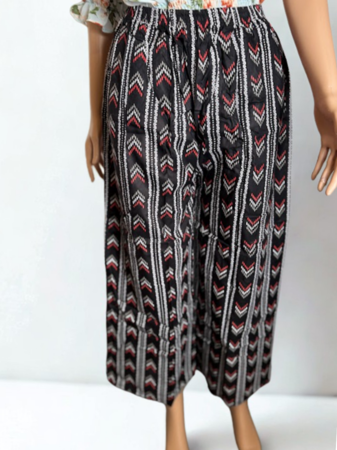 Tribal Chevron Palazzo Pants - Image 2