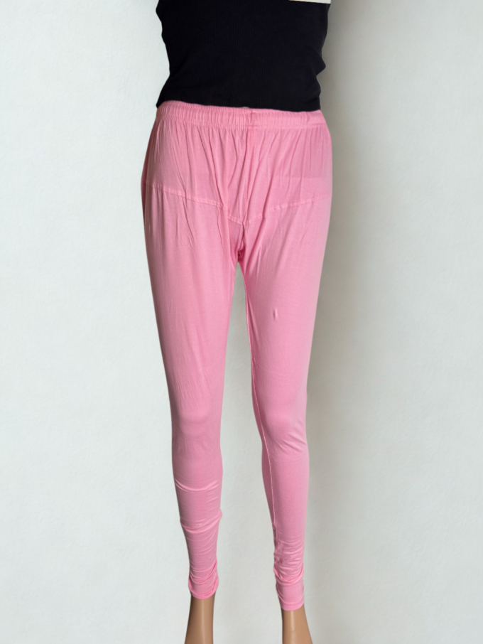 Pink Cotton Leggings