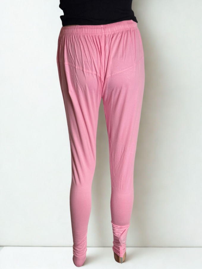 Pink Cotton Leggings - Image 3