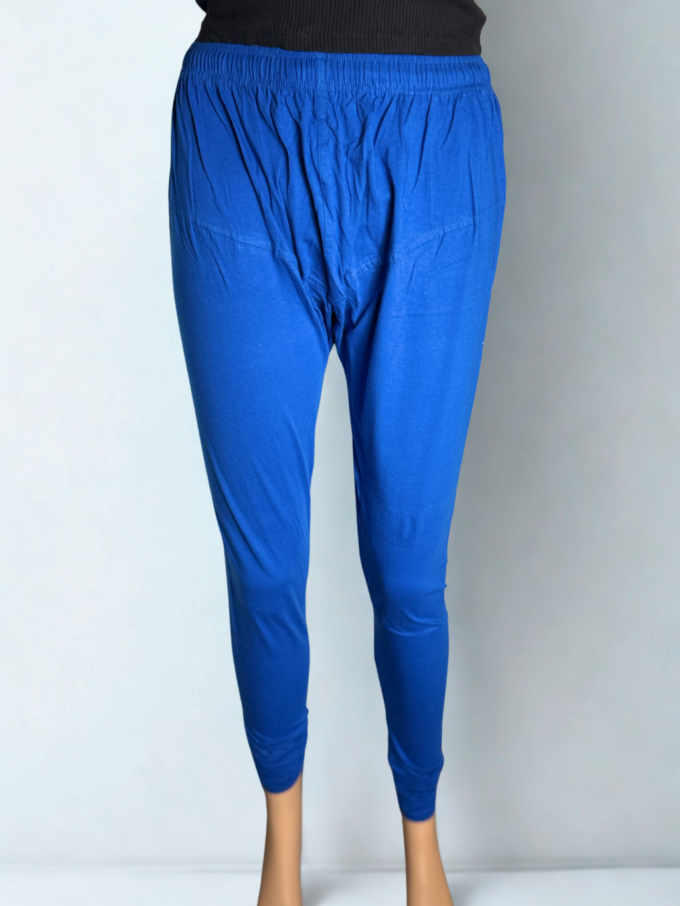 Royal Blue Cotton Leggings
