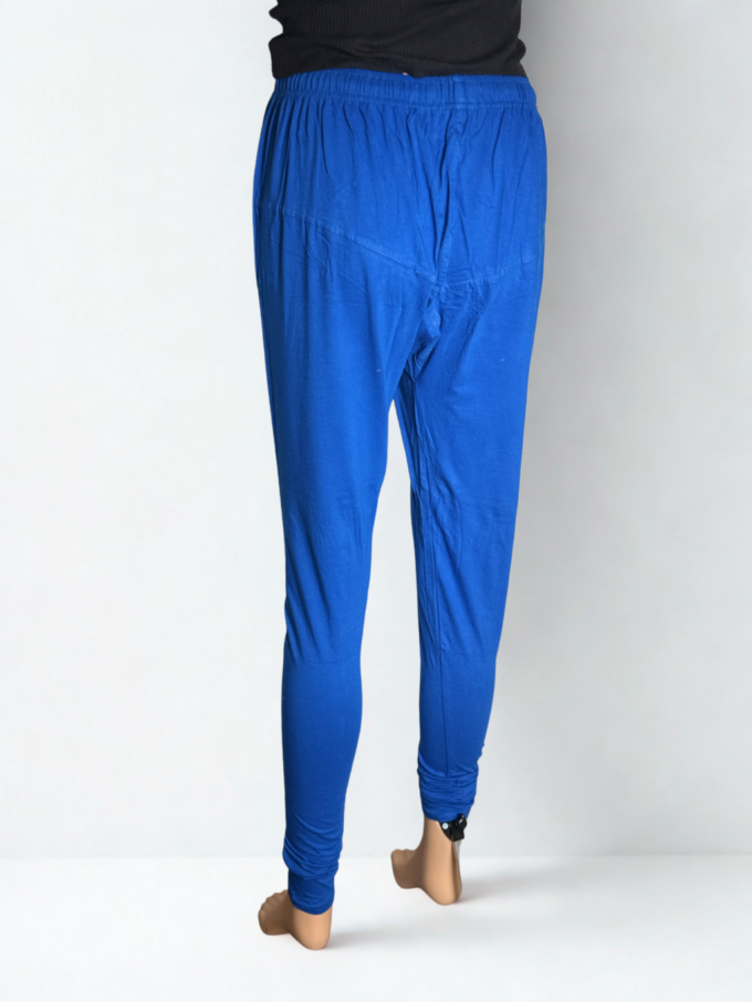 Royal Blue Cotton Leggings - Image 2