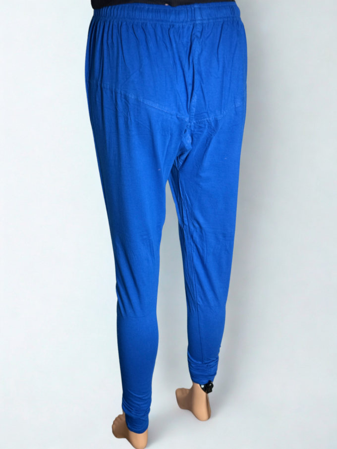 Royal Blue Cotton Leggings - Image 3