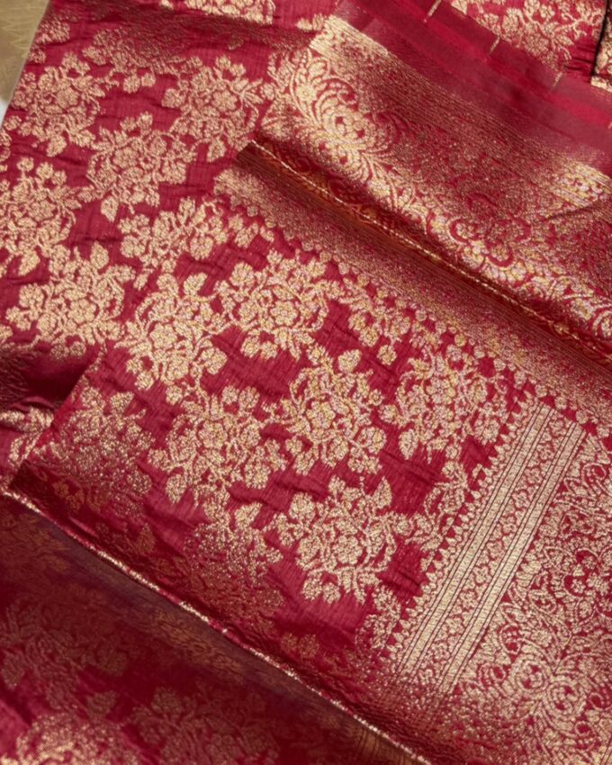 Emerald Royalty Banarasi Silk Saree