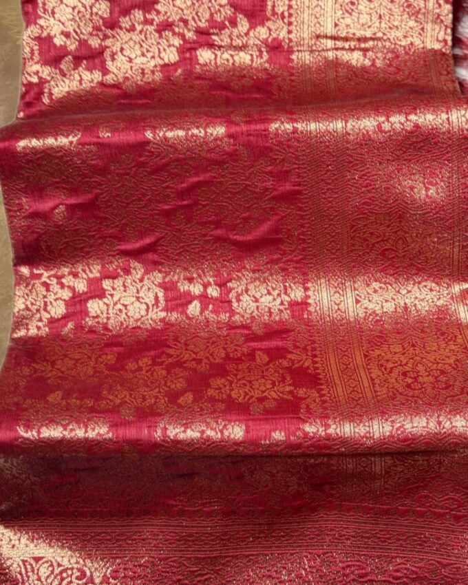 Emerald Royalty Banarasi Silk Saree - Image 2
