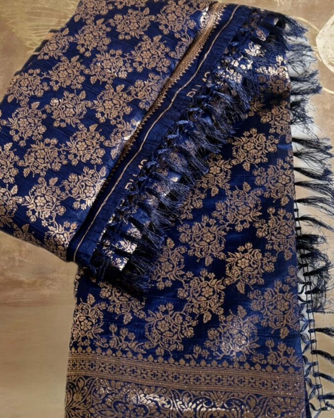 Emerald Royalty Banarasi Silk Saree