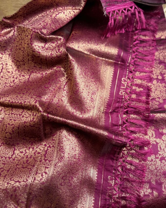Emerald Royalty Banarasi Silk Saree